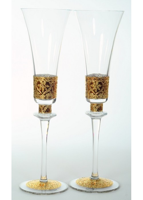 Wedding champagne glasses