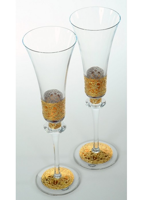 Wedding champagne glasses