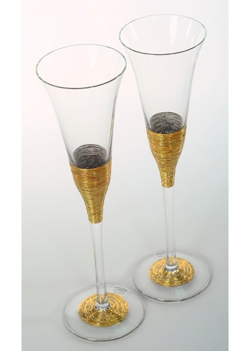 Wedding champagne glasses
