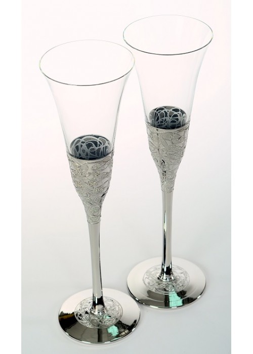 Wedding champagne glasses