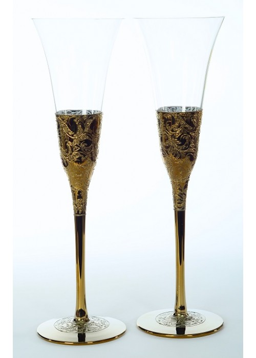 Wedding champagne glasses