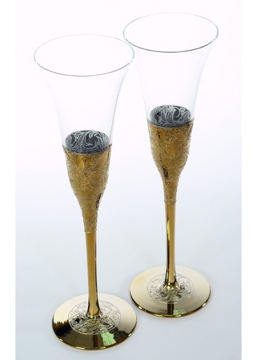Wedding champagne glasses