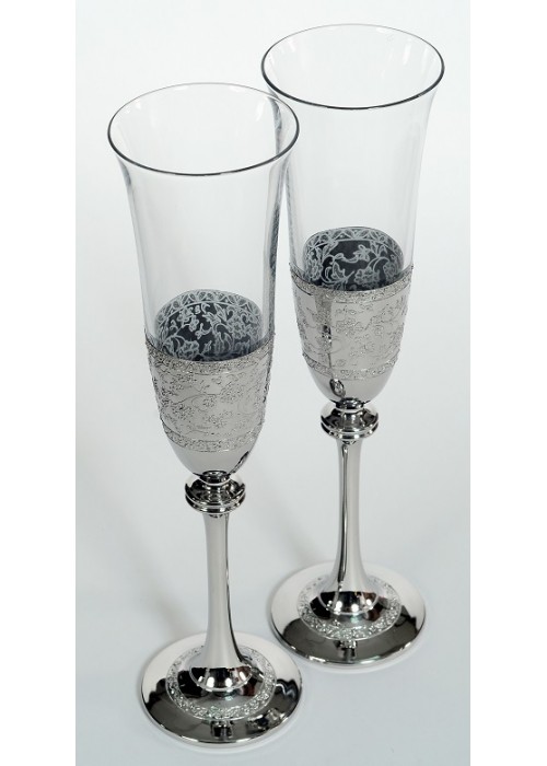 Wedding champagne glasses