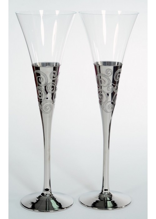 Wedding champagne glasses
