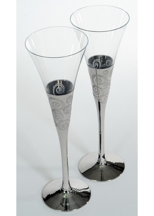 Wedding champagne glasses