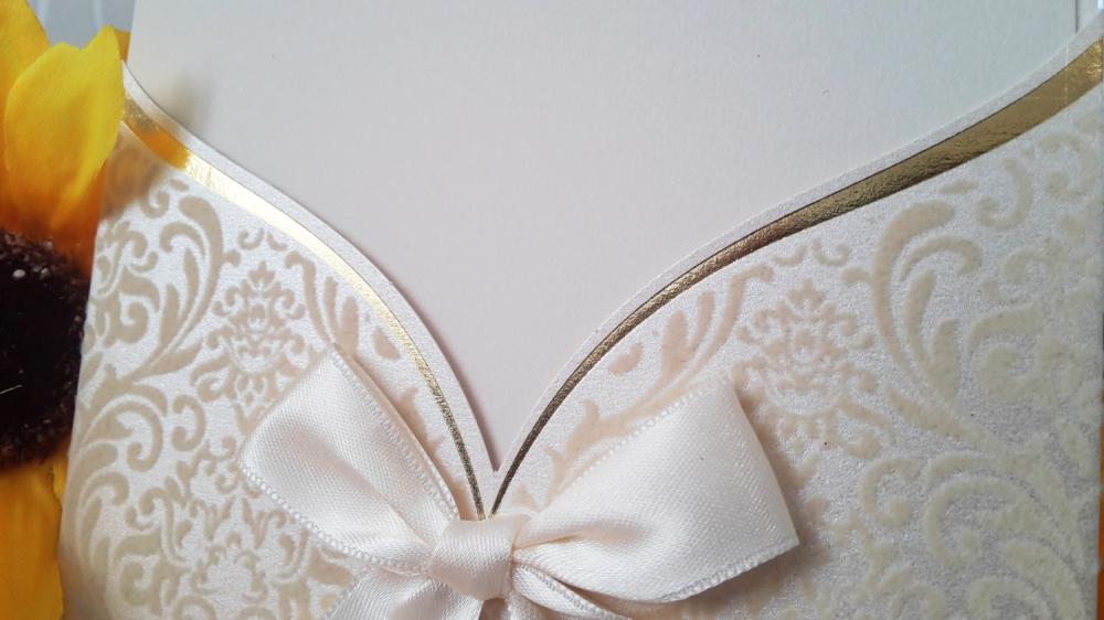 Luxury invitations from velvet cardboard with velvet elements