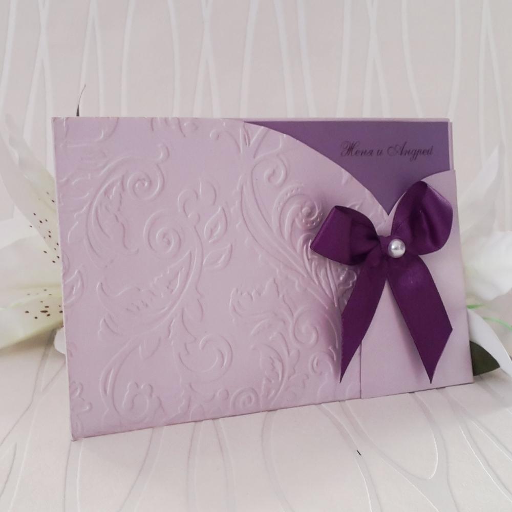Luxurious, handmade wedding invitation