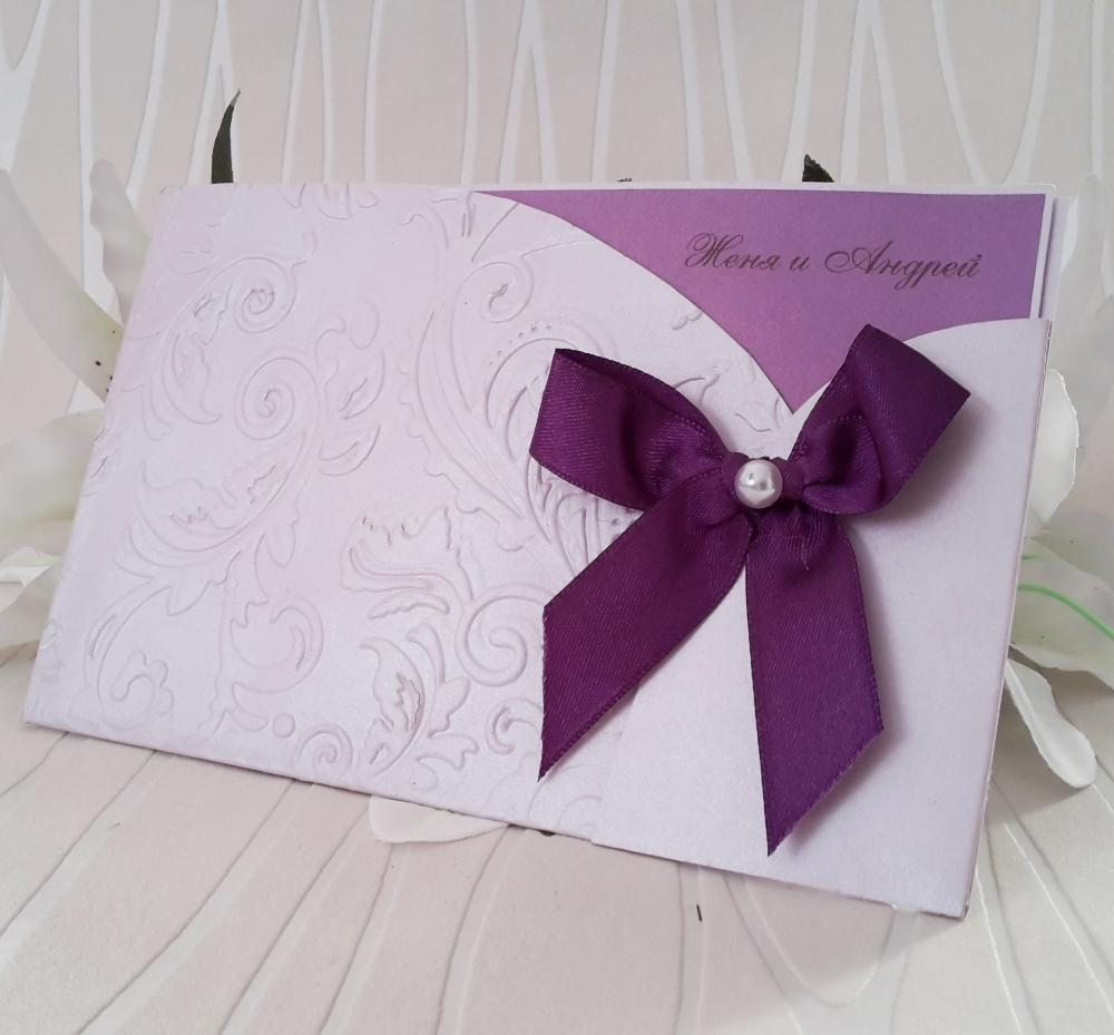 Luxurious, handmade wedding invitation
